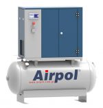 1.3. Sprężarka śrubowa AIRPOL KT3 na zbiorniku 500 l. z osuszaczem chłodniczym i filtrami